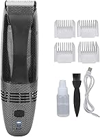 Vista 6 de Diydeg Cortadora de pelo eléctrica, luz de recarga USB, recortadora de pelo al vacío con succión automática de cabello, recortadora de pelo