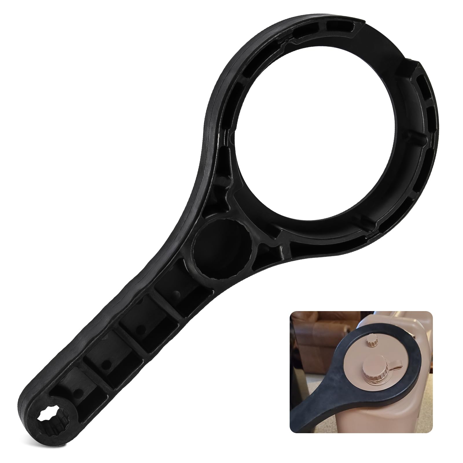 Military Water Cap Wrench Compatible with Scepter & Skilcraft 20L/5Gal & 10L/2.5Gal MWC Military Water Cans, Water Can Handle Accessories - Handle Has