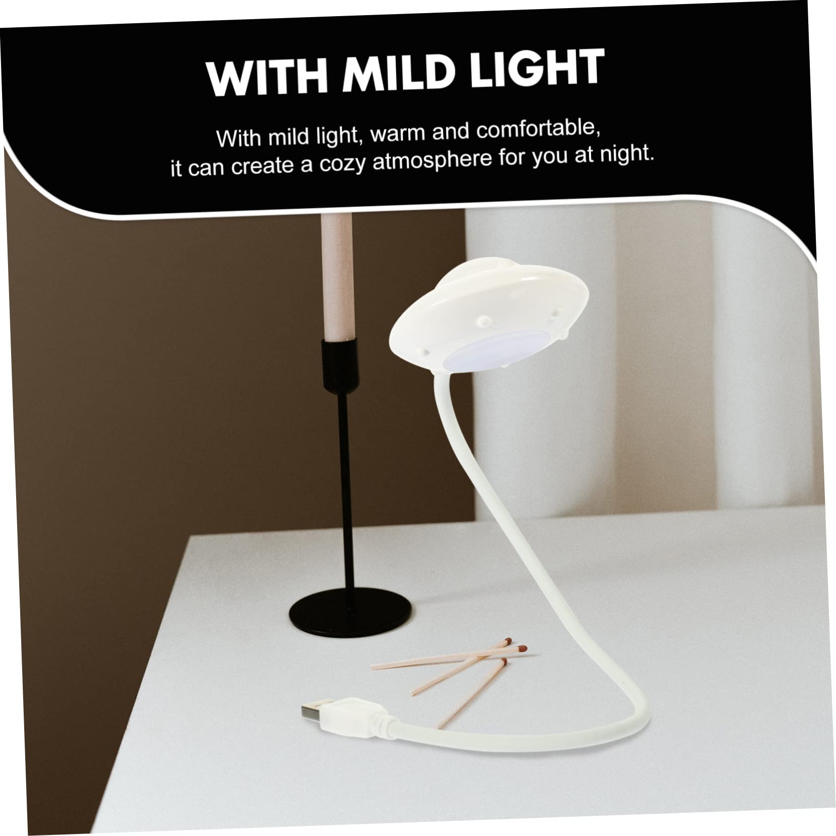 5 Pezzi Batteria Lampada a LED scrivania Le luci Tavolo Cordless di Ricarica USB per da Letto Ragazzi e Ragazze