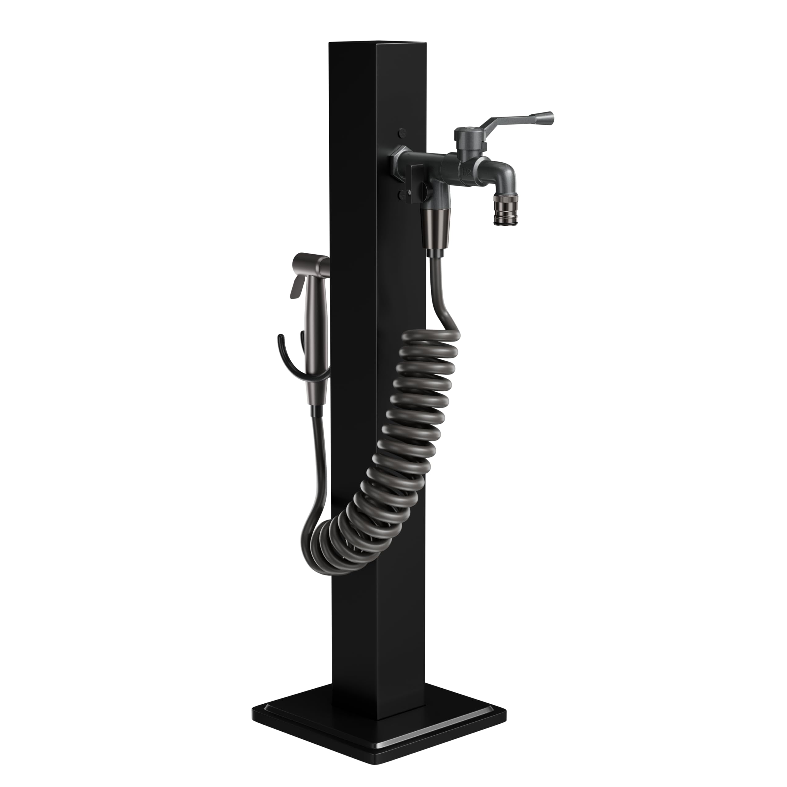 Colonne d'eau acier inoxydable 304 double sortie robinet pistolet résistant gel -20℃ jardin