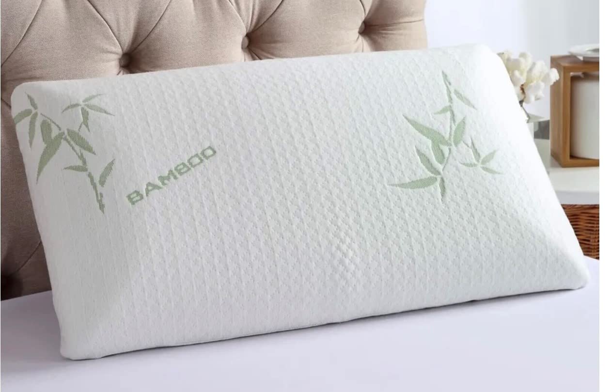 JH*-BAMBOO HOLLOWFIBER (Pack of 2) FILLING ORTHOPEDIC PILLOW, SUPPORT PILLOW