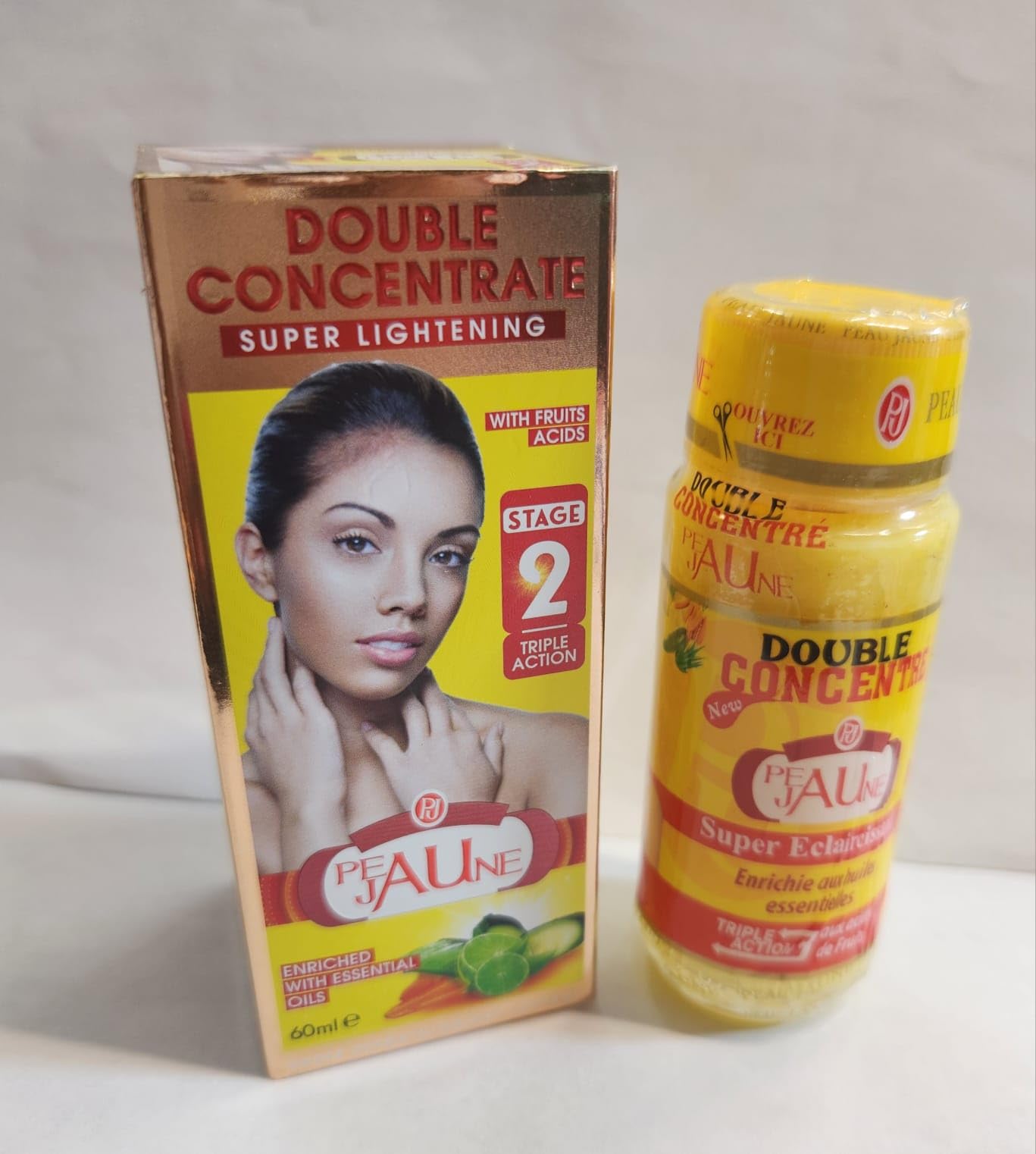 LECHE DOBLE CONCENTRADA PIEL AMARILLO SUPER CLARIFICADA