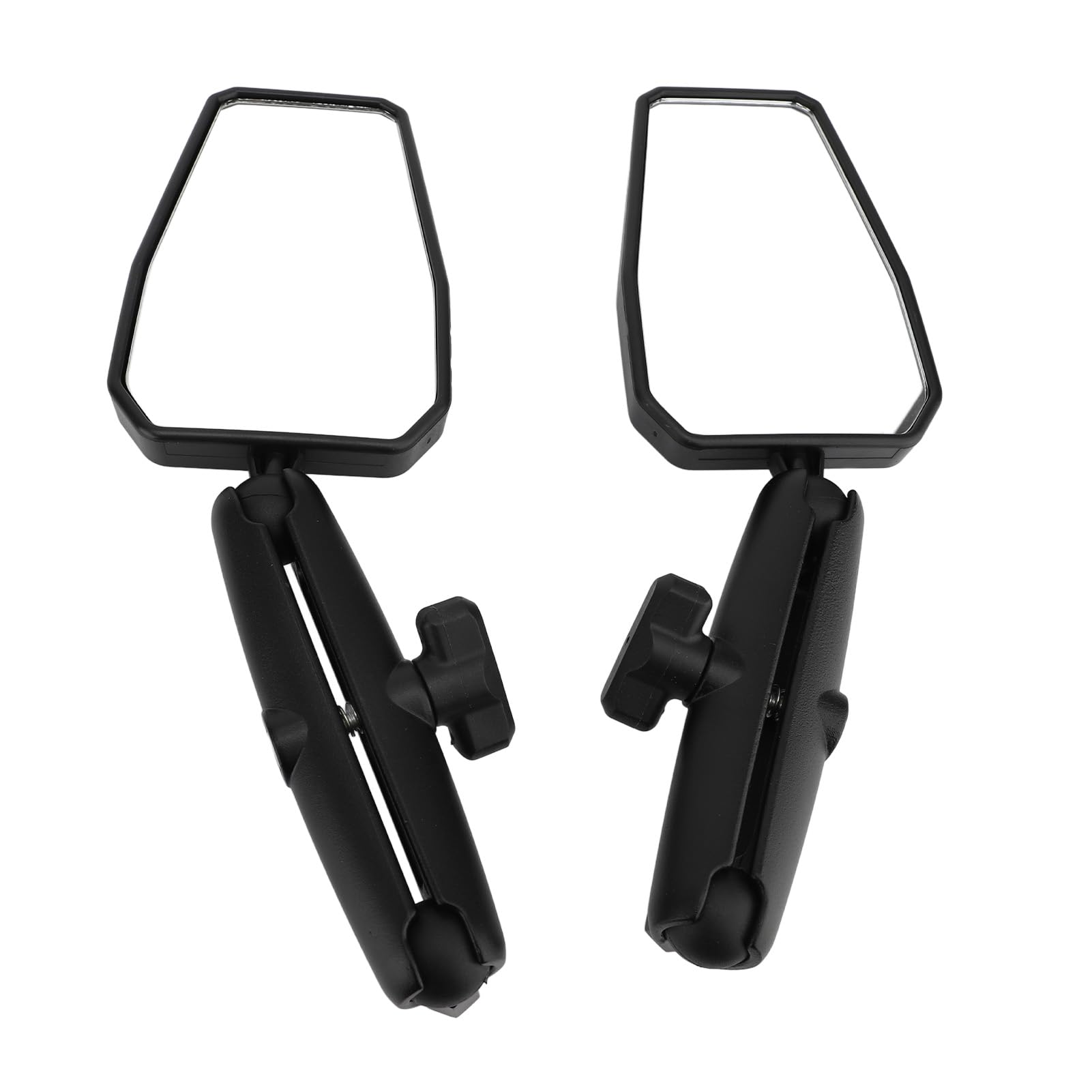 Espejo retrovisor plegable para moto, espejo ATV ajustable a 360 ° de alta definición, espejo de moto de nieve de aleación de aluminio estable con hebilla para motocicleta