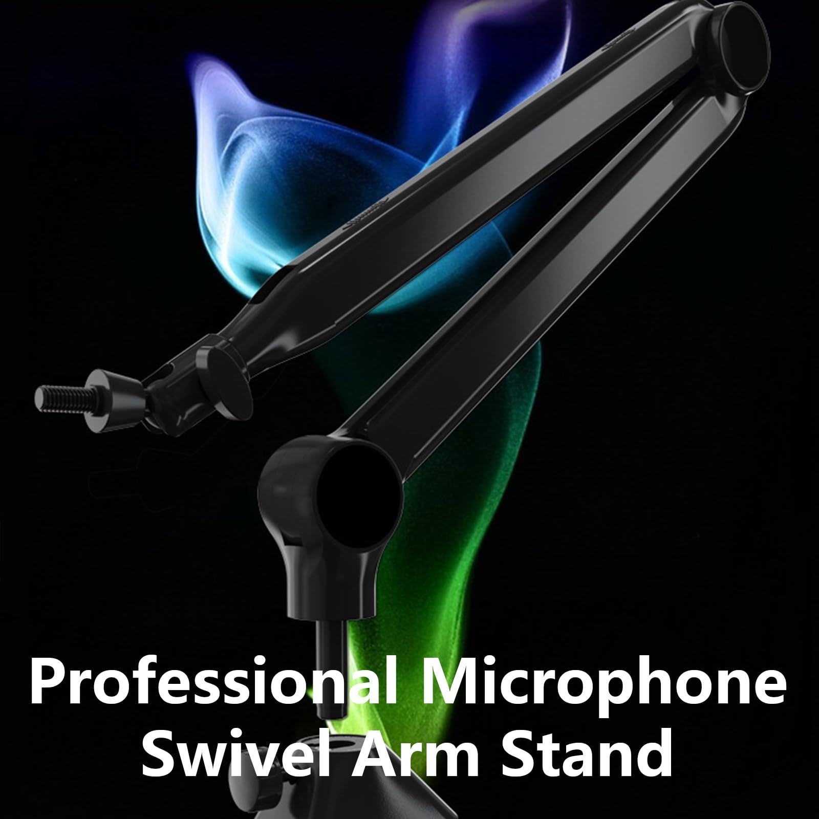 Supporto per microfono a braccio da tavolo regolabile in altezza rack C Clip Mount Holder per ufficio e studio domestico Uso professionale Supporto per microfono a sospensione regolabile