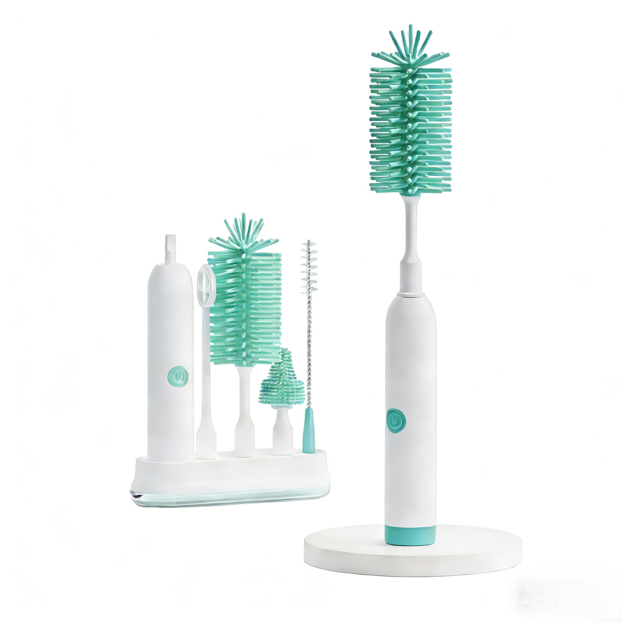 biqin Rechargeable Electric Bottle Brush with Stand