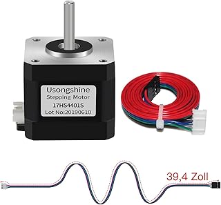 APAAZO 3D Printer 4-lead Nema17 Stepper Motor 42 Motor Nema 17 Motor 42BYGH 1.5A 65oz.in 17HS4401S Motor Compatible With CNC XYZ With DuPont Line (Color : With Dupont)