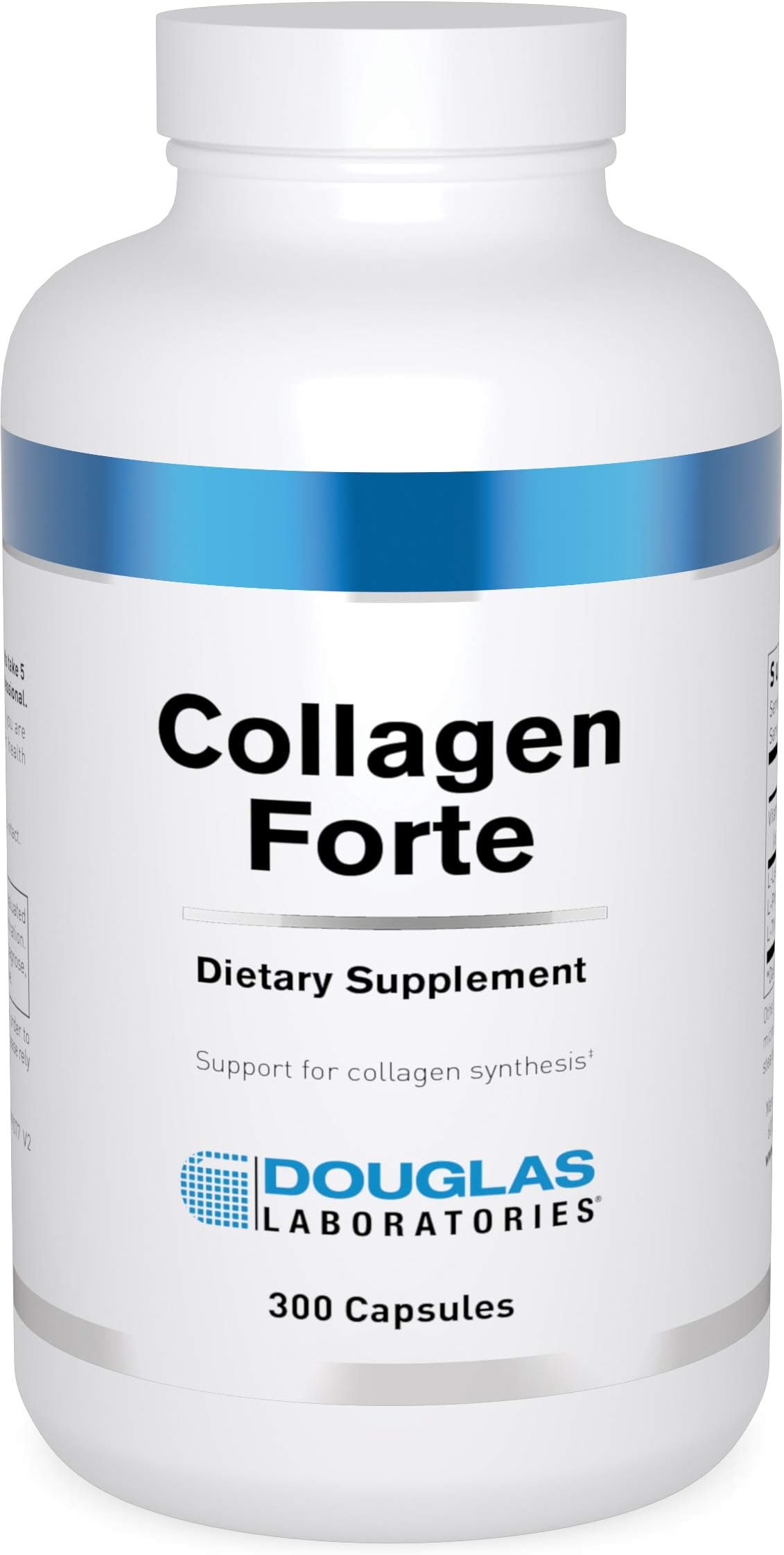 Douglas Laboratories Collagen Forte Capsules | Vitamin C, L-Lysine, and L-Proline to Support Healthy Collagen Synthesis | 300 Capsules