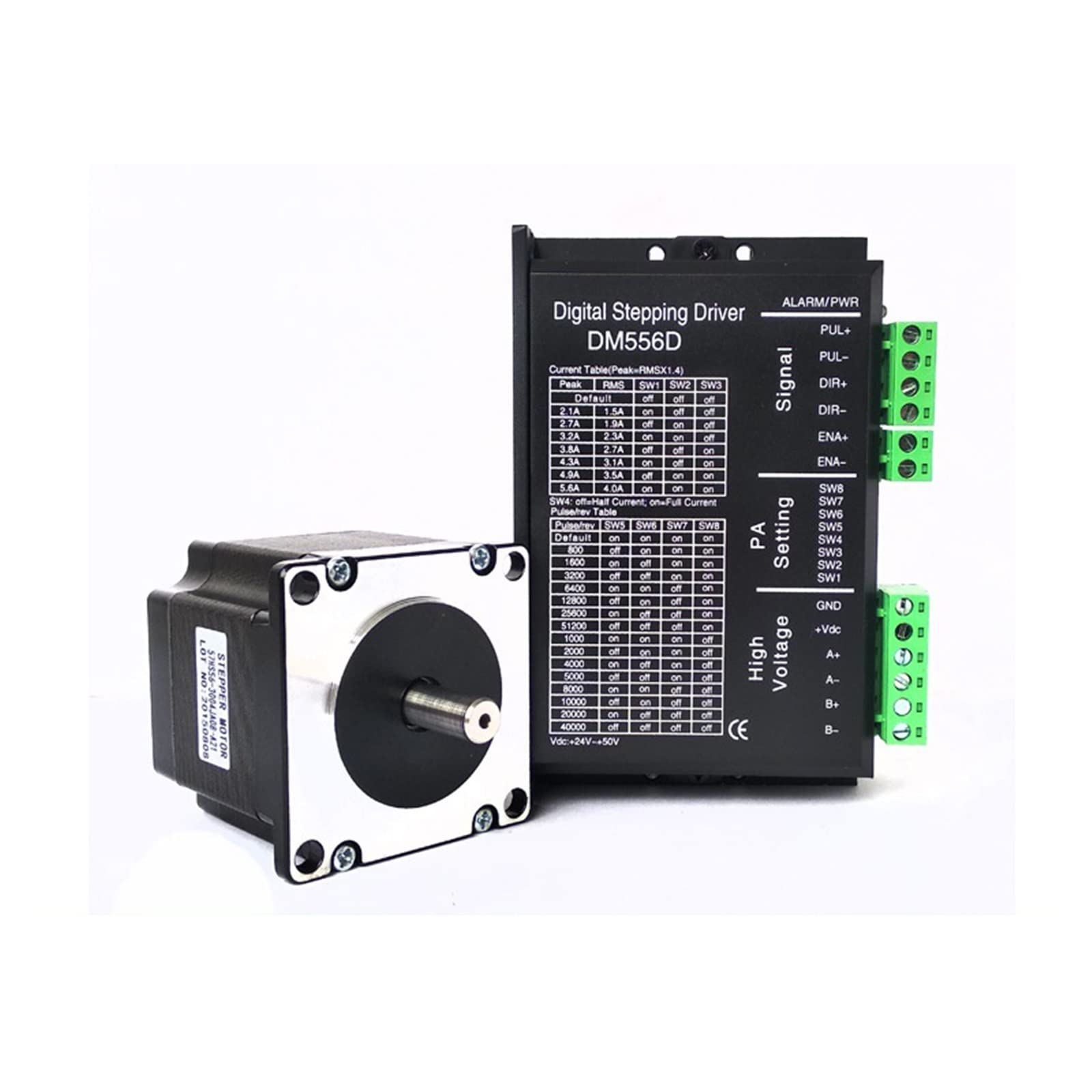 MXXDMOPD Two-Phase 3N.m Stepper Motor 112mm Hybrid Drive Set