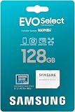 Samsung EVO Select (2024) microSD card + SD adapter, 128GB, Memory card for smartphone and tablet, UHS-I U3, 4K UHD, Full HD, 160 MB/s Read, MB-ME128SA/EU - 9