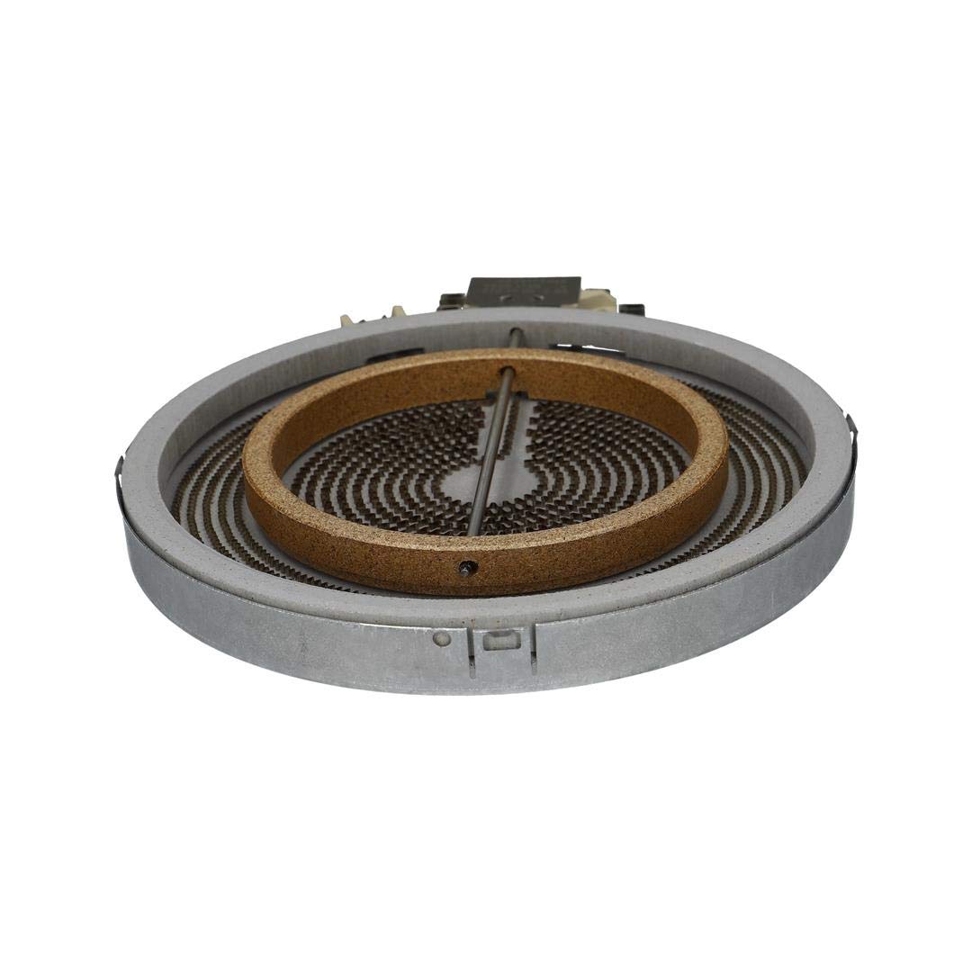 LUTH Premium Profi Parts Strahlheizkörper kompatibel mit EGO 10.51213.432 Zweikreis 210/135mmØ 2200/1000 Watt und 230 Volt für Glaskeramikkochfeld