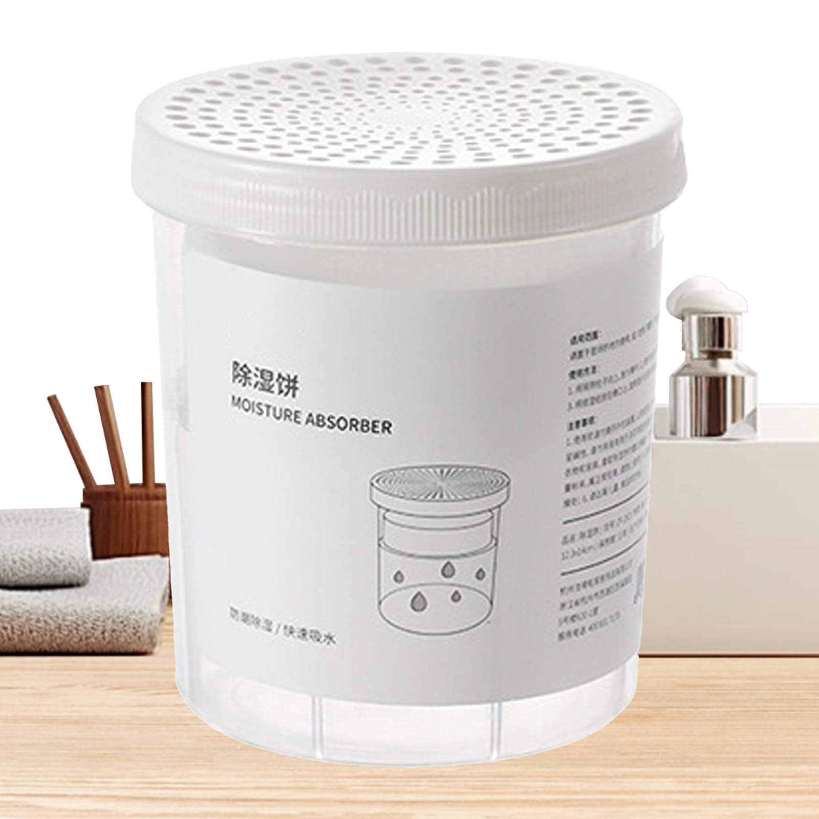 Absorbeur d'humidité maison et cave : déshumidificateur rechargeable placard