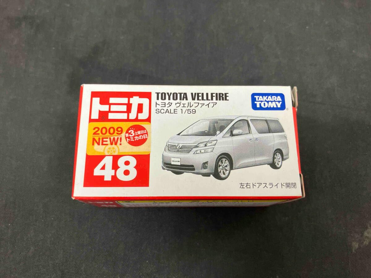 トミカ赤箱　中国製5台セット Amazon | トミカ No.48 ミニカー ヴェルファイア 赤箱 ロゴ白字 中国製