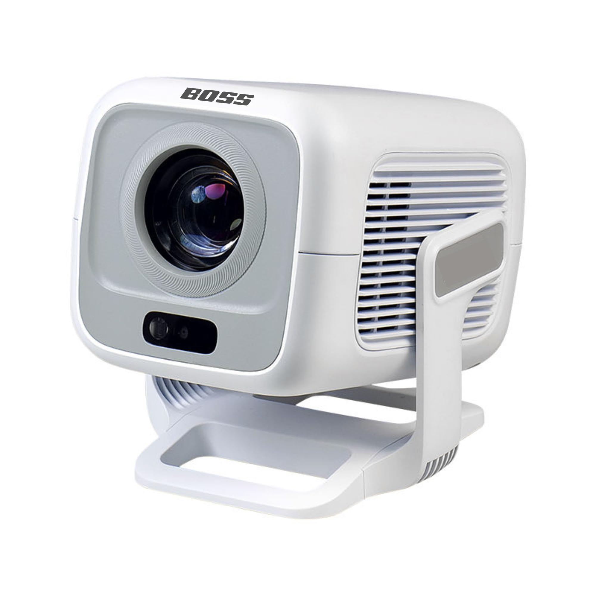 boss x900 pro ai smart | full hd, 8k supported projector | 900 ansi | sealed optical engine | auto focus & ai keystone | android 13 | wifi & bluetooth | voice remote |