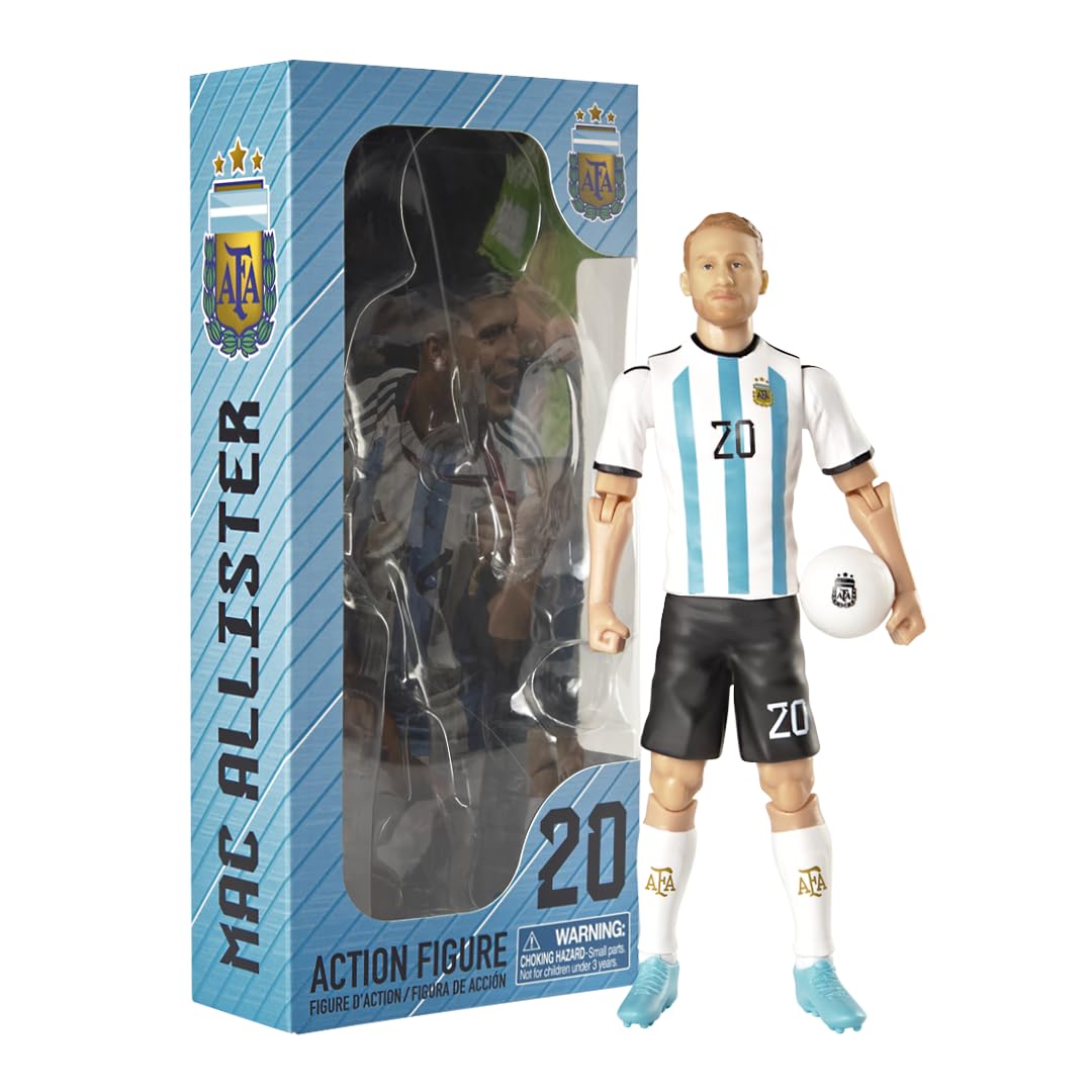 Sockers Banbo Toys Argentina AFA Alexis Mac Allister 8" Collectible Soccer Action Figure