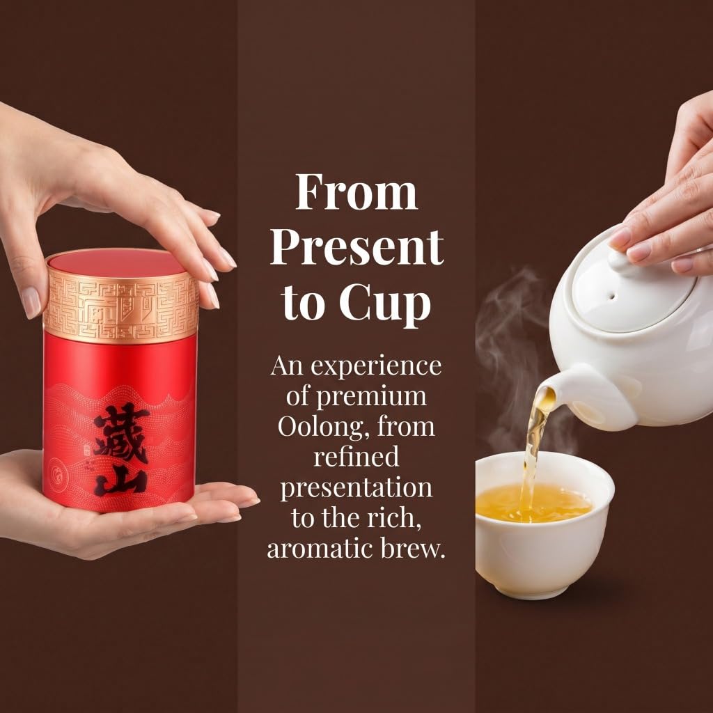 Set Regalo Premium 150g * 2/10,58oz | Tè Oolong Tieguanyin, Tè in Foglie Sciolte | Un Regalo Meraviglioso Per Gli Amanti Del Tè