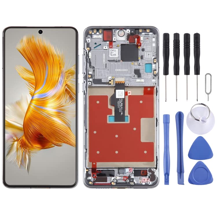 Écran LCD pour Huawei Mate 50 pièce de réparation avec châssis contre les rayures