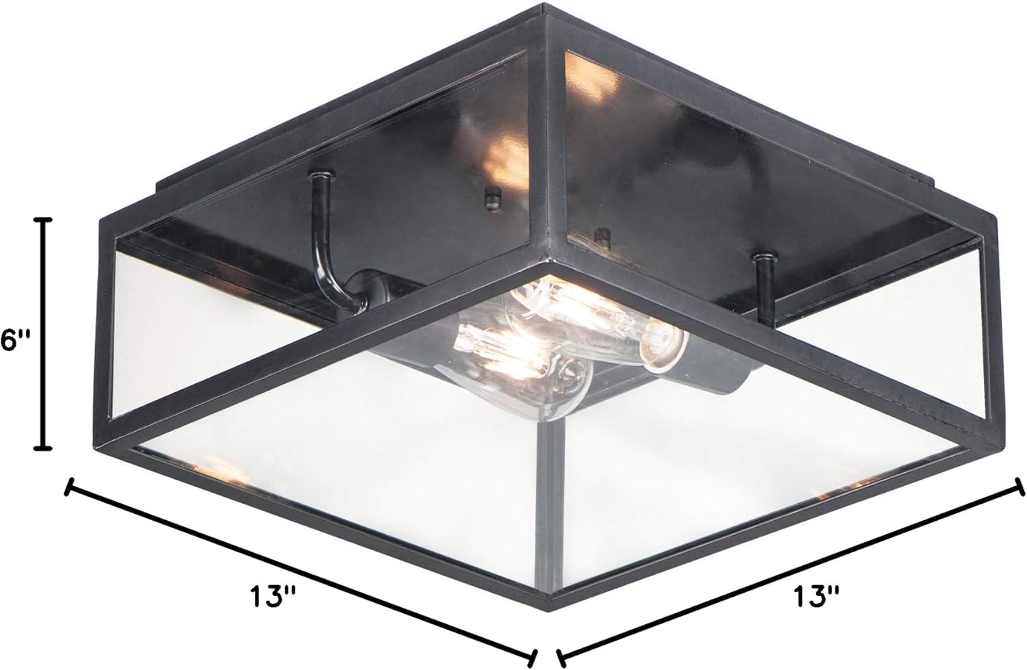 Maxim Catalina-2 Light Outdoor Flush Mount-13 Inches Wide by 6 inches high
