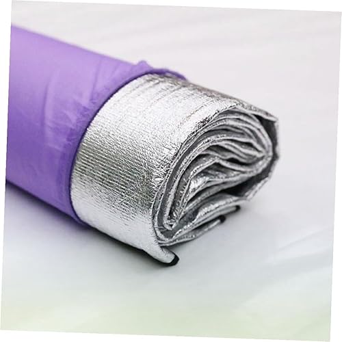 Miniatura 7 de POPETPOP Alfombra de picnic a prueba de humedad para exteriores, película de aluminio, manta para dormir, cojín ligero y plegable para senderismo,
