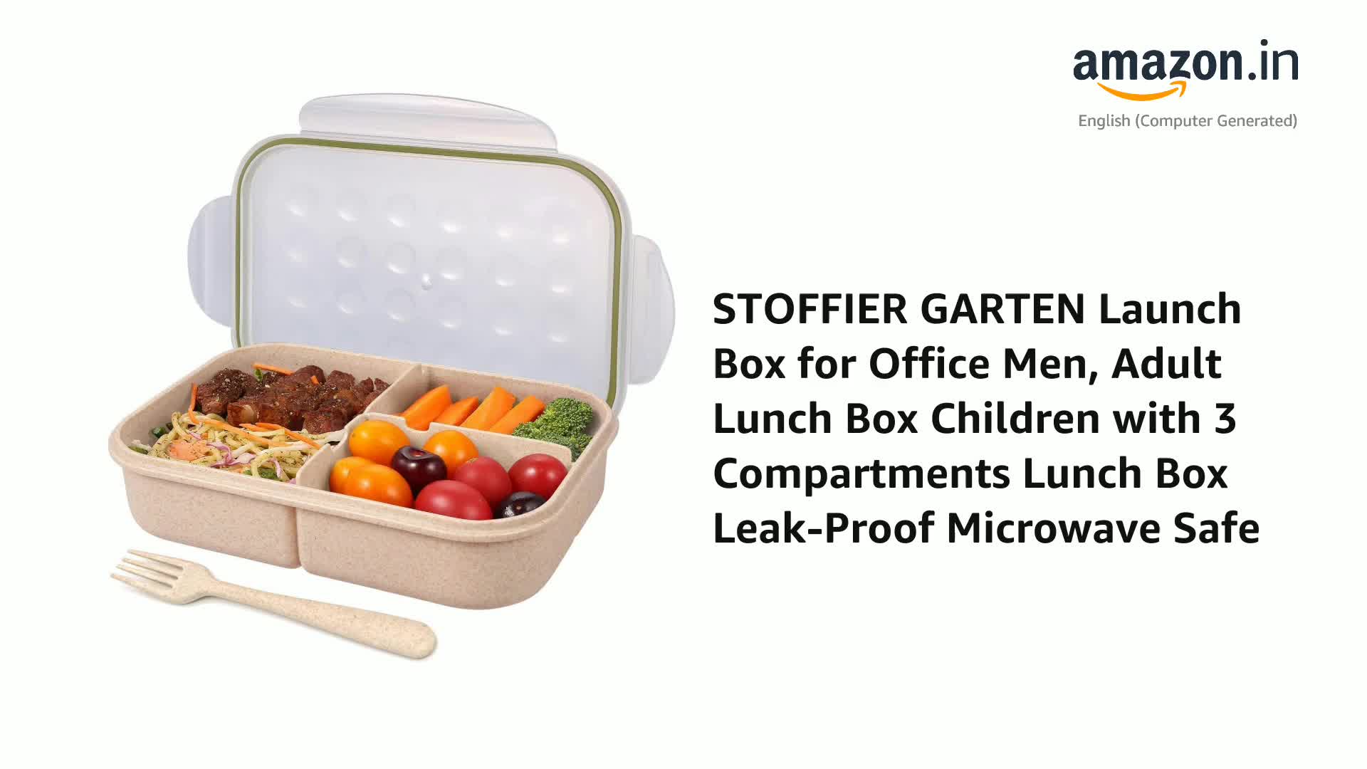 Buy STOFFIER GARTEN Launch Box for Office Men, Adult Lunch Box