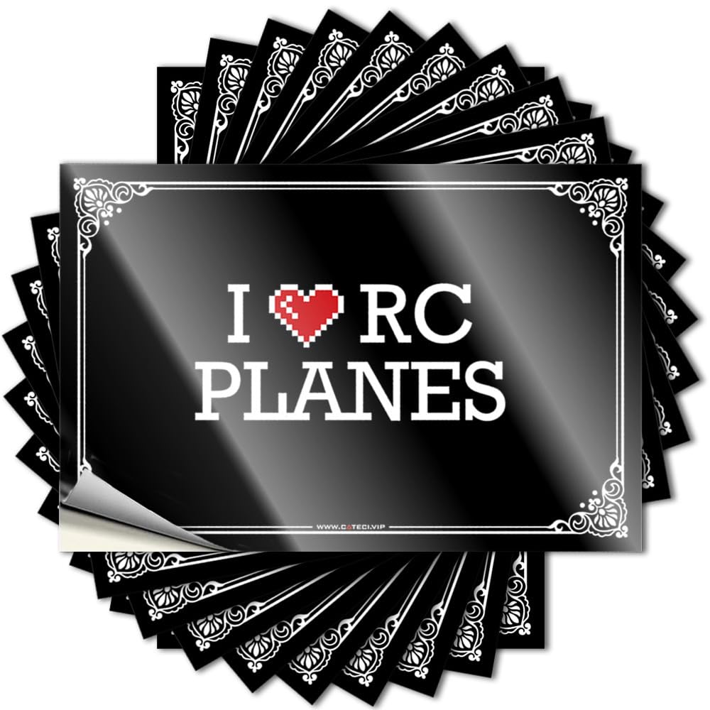 Decals - Sweet Case I Love Rc Planes for Hunting Cool Room Decorations(12X18CM)