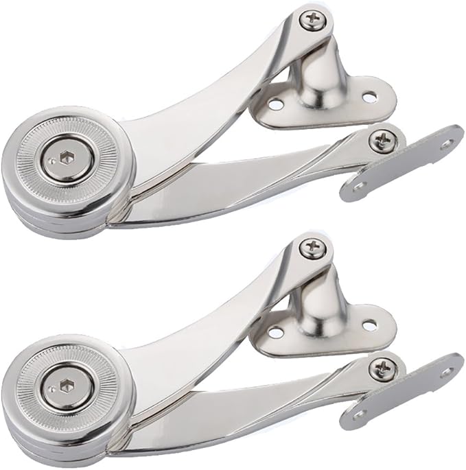 2 X Supports De Charnière Ascenseur Pour Porte De Placard, En Alu