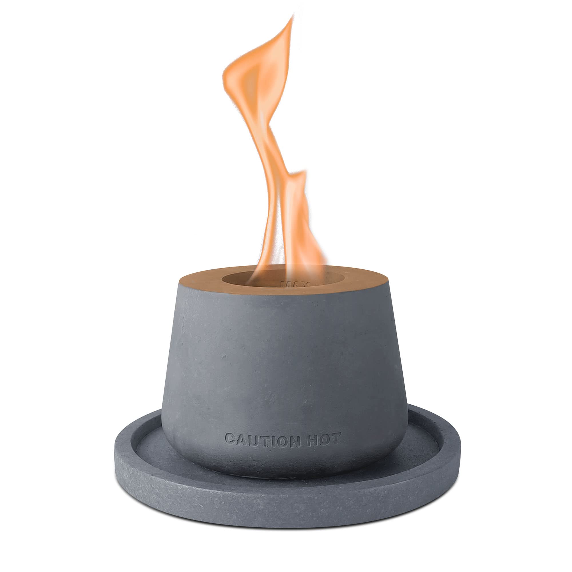 Amazon.co.jp: Kante コンクリート卓上ファイヤーピット 7.25インチ