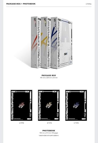 STRAY KIDS - GO" Estándar (Vol.1) Álbum+Juego de tarjetas de fotos extra (versión aleatoria)