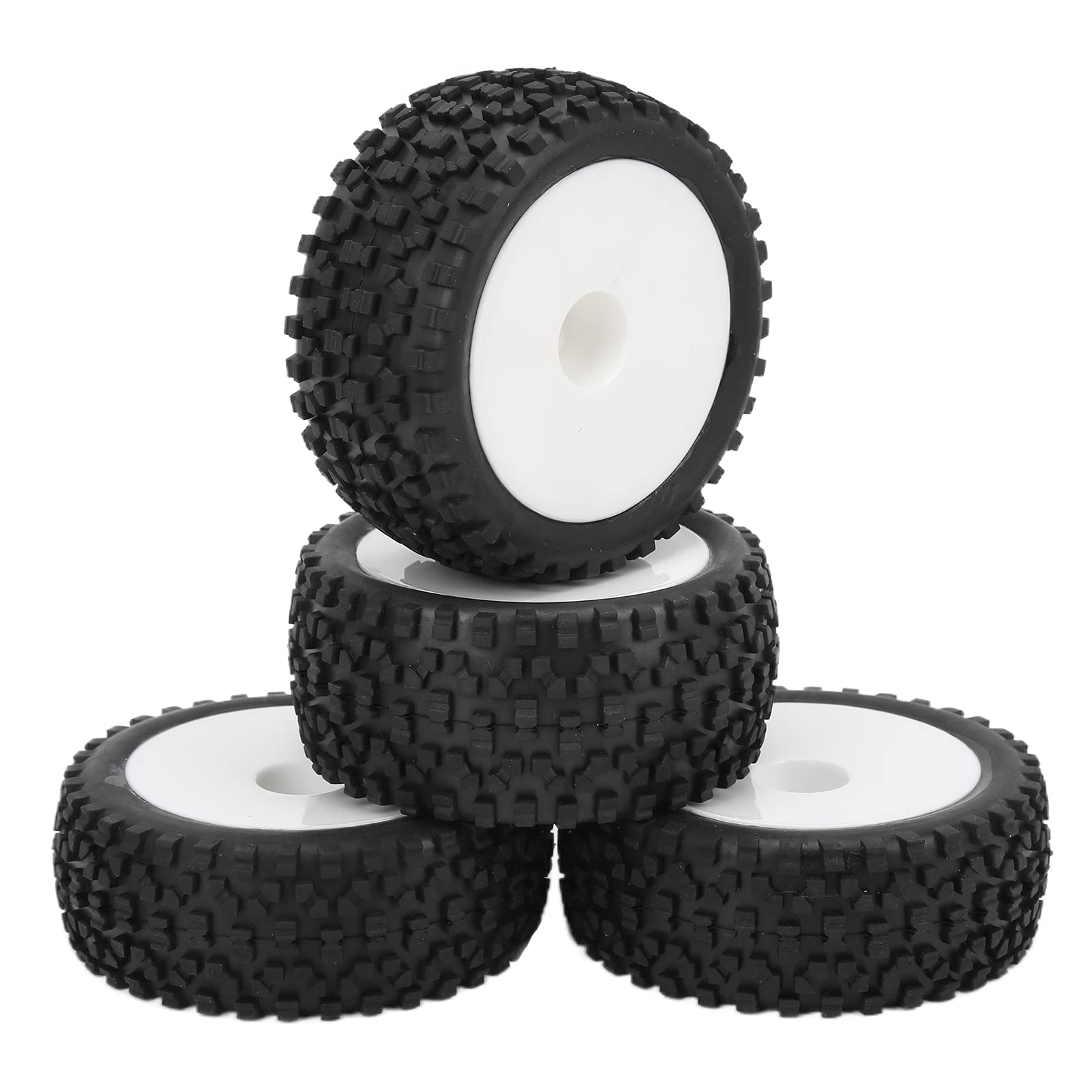 Amazon | Creacom 4 本 RC タイヤとホイール フロントとリア タイヤと 