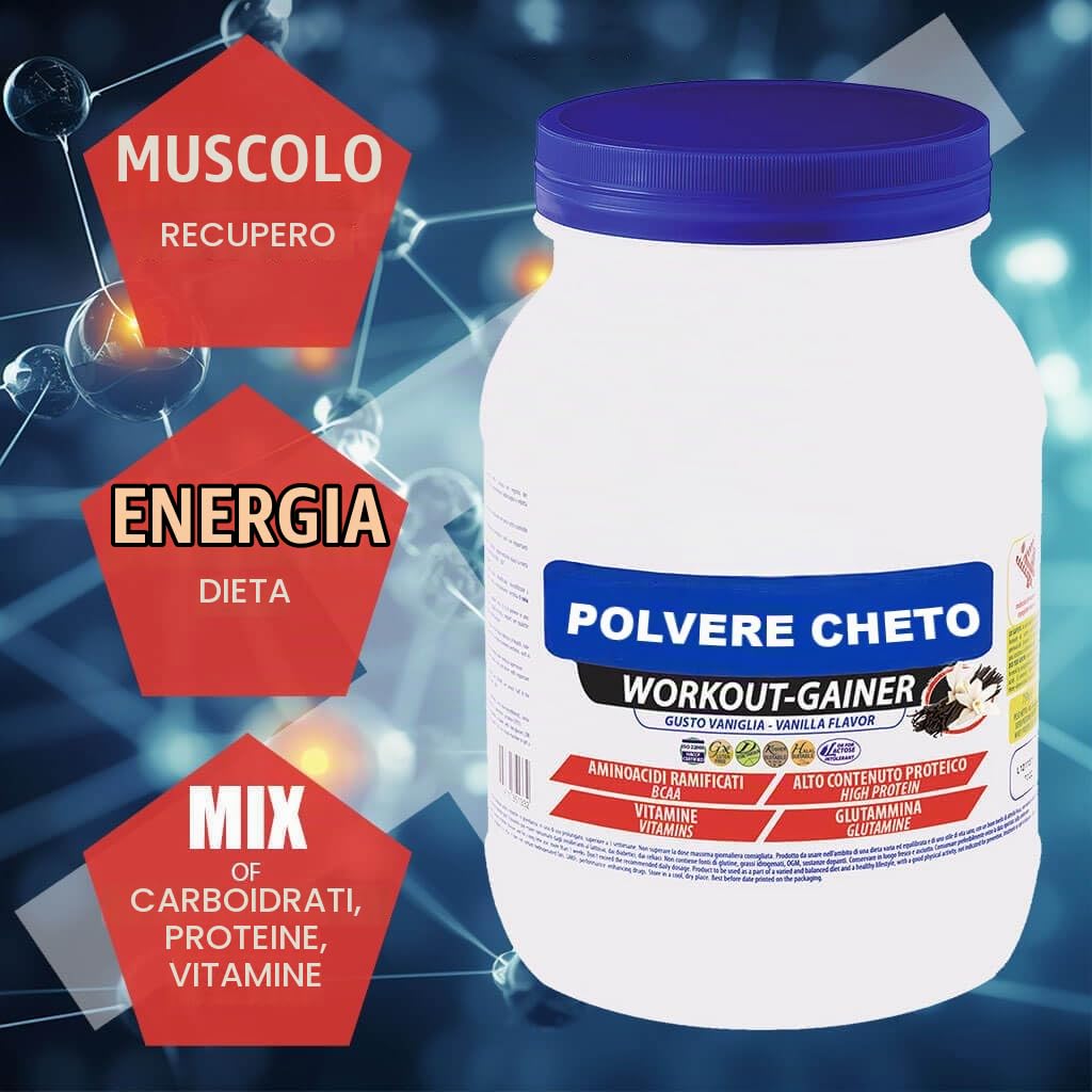 Volchem Promeal, Integratore Alimentare Energetico Workout-Gainer, con Aminoacidi e Vitamine, Senza Grassi Idrogenati, Additivi e Dolcificanti (1400 g, Cioccolato)