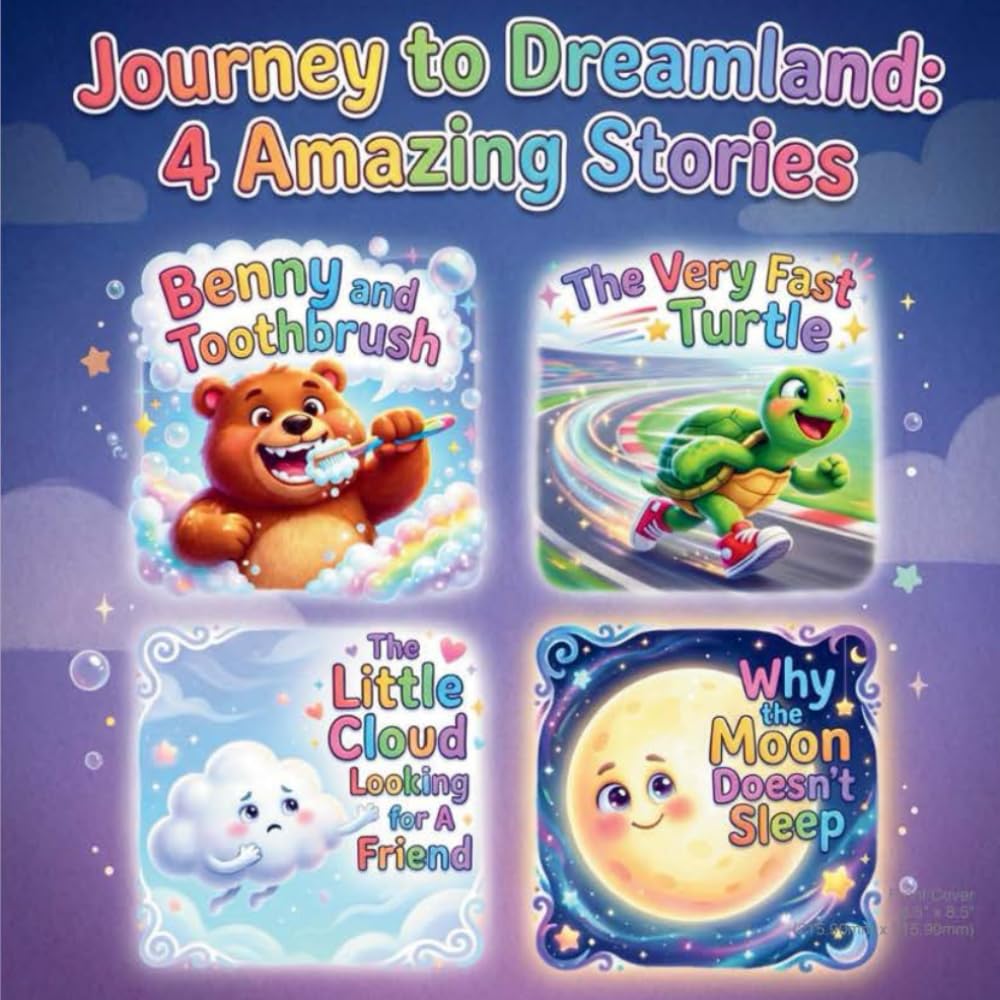 Journey to Dreamland 4 Amazing Stories: Kids Story