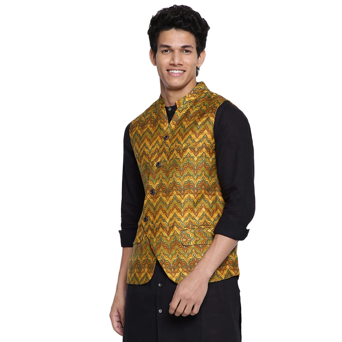 Fabindia Herren Nehru Jacke