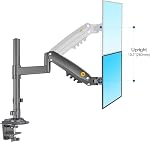 NB North Bayou Moniteur Monitor Mount Long Arm pour les moniteurs de 4.4 à 19.8lbs Ultra Support de moniteur réglable en hauteur pivotant à large mouvement H100…