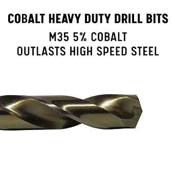 Drill America 1/16 Quick Change Cobalt Drill Bit with Hex Shank, COHEX Series