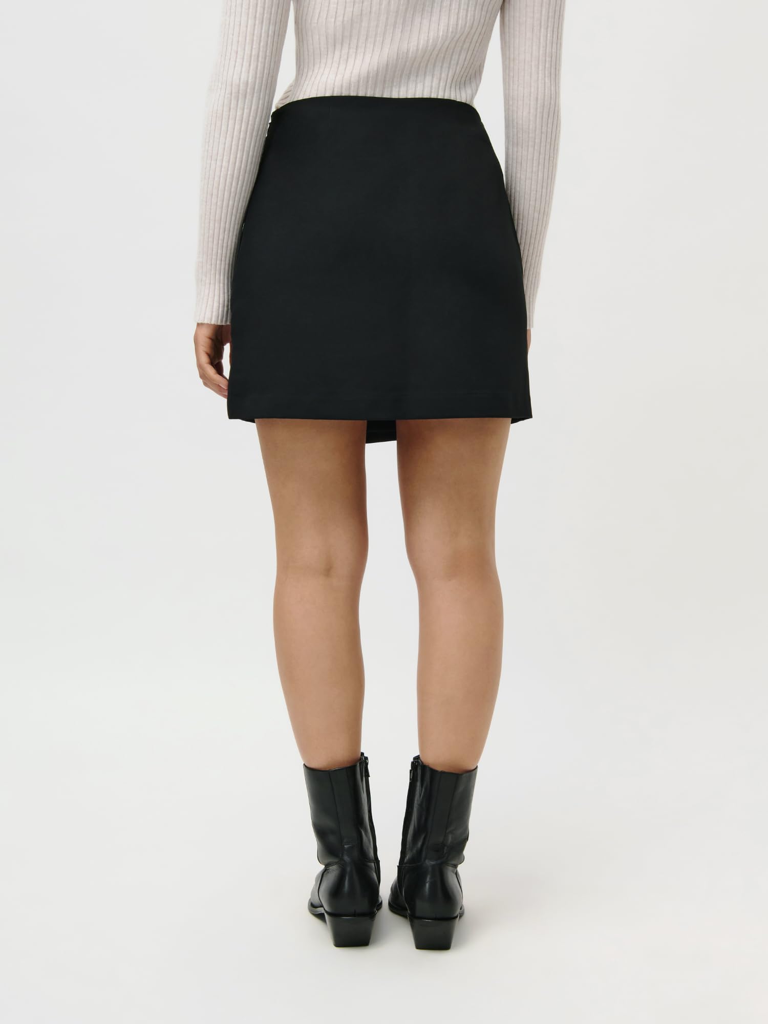 LeGer Shanice Skirt - Rock Damen mit Wickel-Optik - High-Waist-Schnitt - Minirock im cleanen Look - Mode für Damen - by Lena Gercke - Gr. 34-44