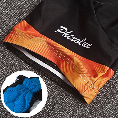 Image of Cycling Kits for Men Cycling Jersey Set Uniform Clothes Bike Bicycle Shirt+3D Gel Pad Cushion Bibs Shorts
