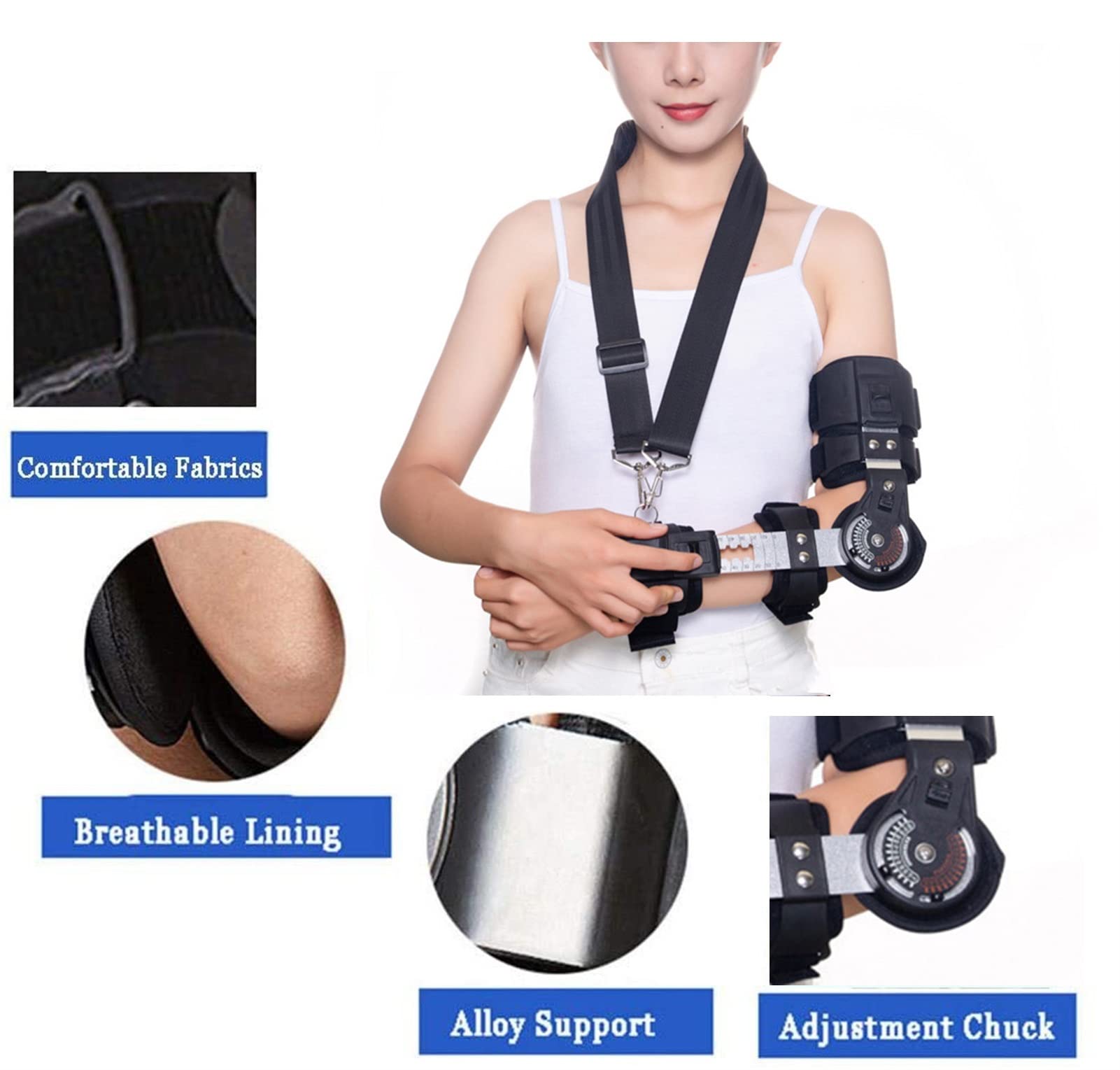 Codo Brace Brazo Soporte Codo Mangas para Tendinitis Artritis Bursitis Codo Brace Alivio del Dolor Recuperación