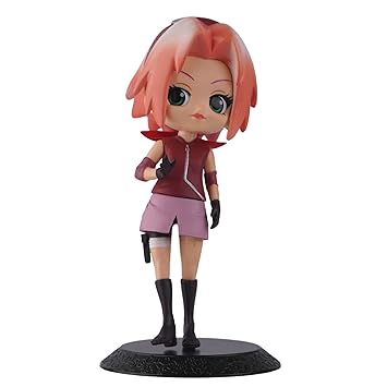 Offo Naruto Anime Sakura Q Posket [15cm] Action Figure| Lightweight Attractive Durable Toy Figures for Home Decors Office Desk and Study Table (Sakura Q Posket)