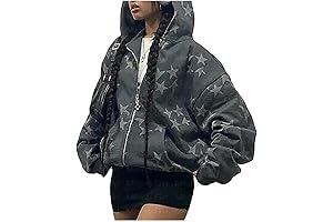 Fairy Grunge Alt Emo Y2k Zip Up Hoodie