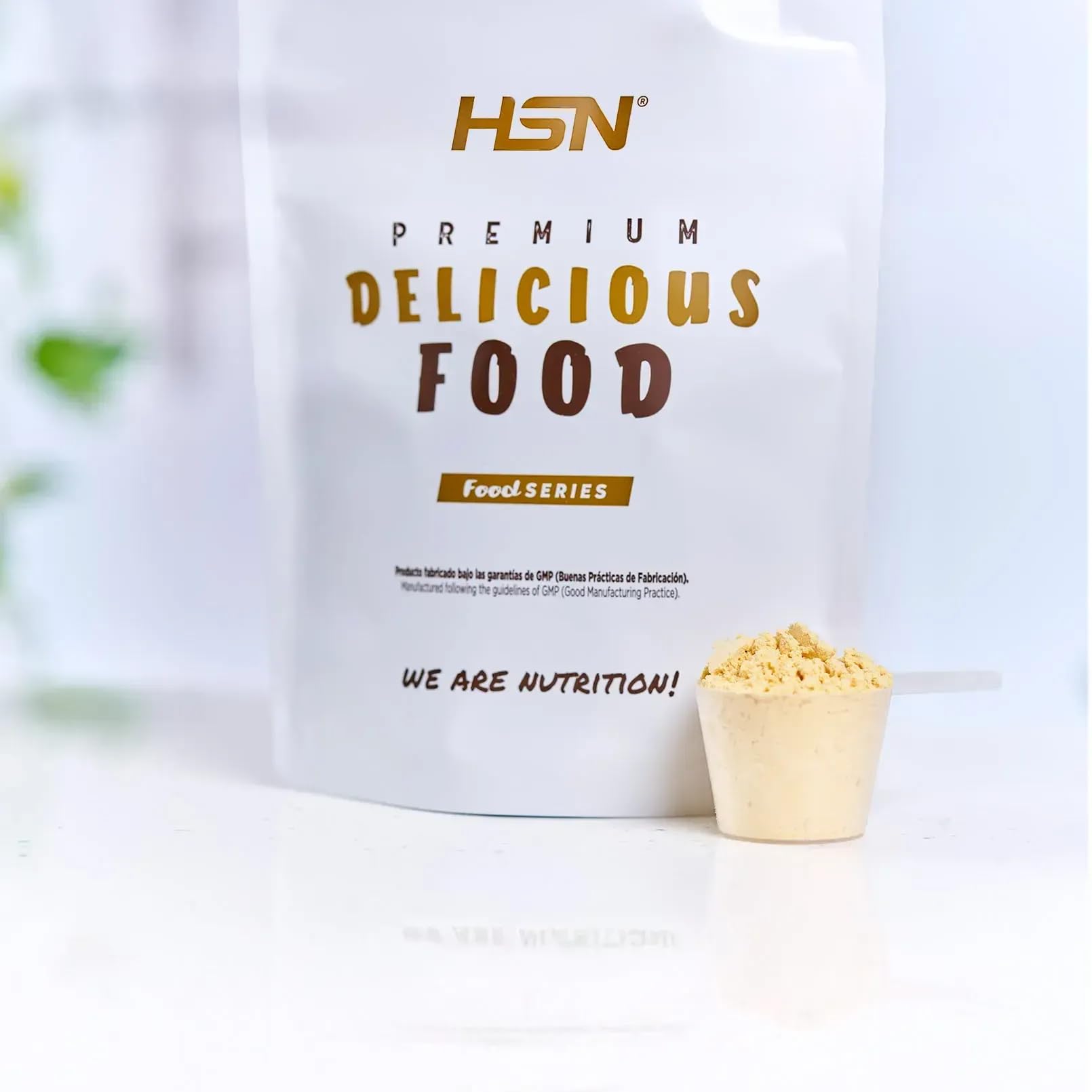 HSN Huevo Entero en Polvo | Sabor Natural 500g | 100% Pura Proteína de Huevos de Gallinas de Suelo no Enjauladas | No-GMO, Vegetariano, Sin Gluten ni Lactosa | No Incluye Dosificador