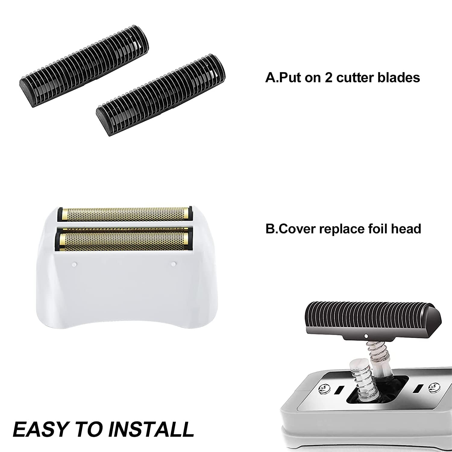 Gold Replacement Foil & Cutters for Andis #17155/#17150
