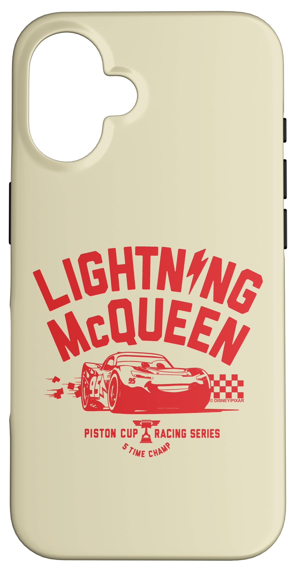 Disney Pixar Cars Lightning McQueen Piston Cup Racing Series Case for iPhone 16