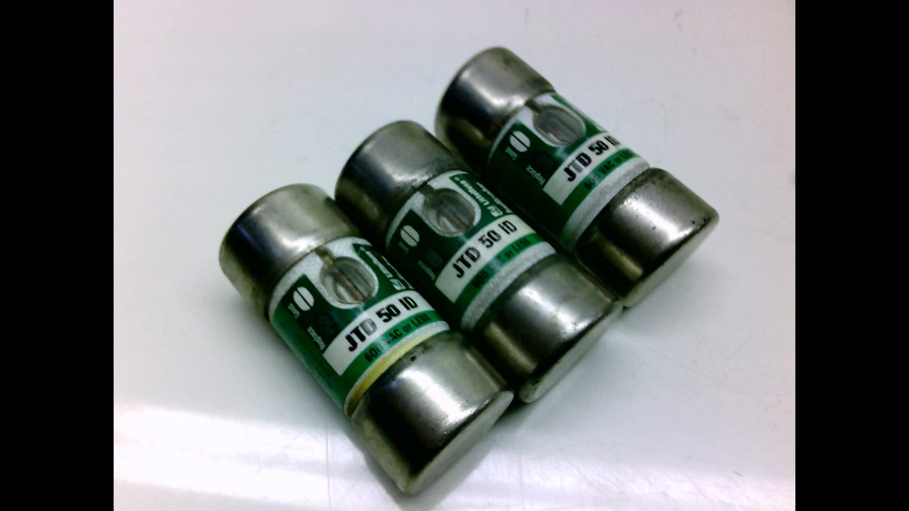 Littelfuse Jtd 50 Id - Pack Of 3 - Dual Element 50A Fuse Jtd 50 Id - Pack Of 3 - Class J