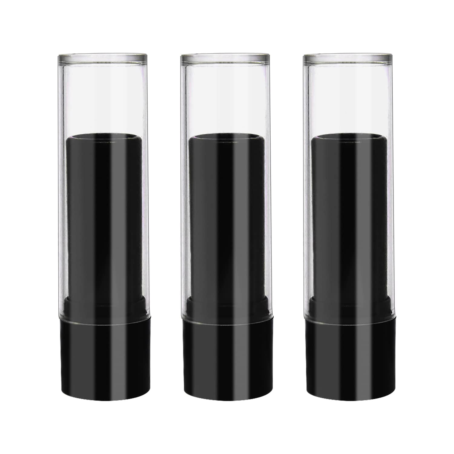 Hunky Dory 3pcs 5ml Plastic Unbreakable Travel Empty Lip Stick, Kajal,Lip Care, Face Care Costemic, Bottles Empty Lip Containers Tubes,Refillable Bottle-picture-15