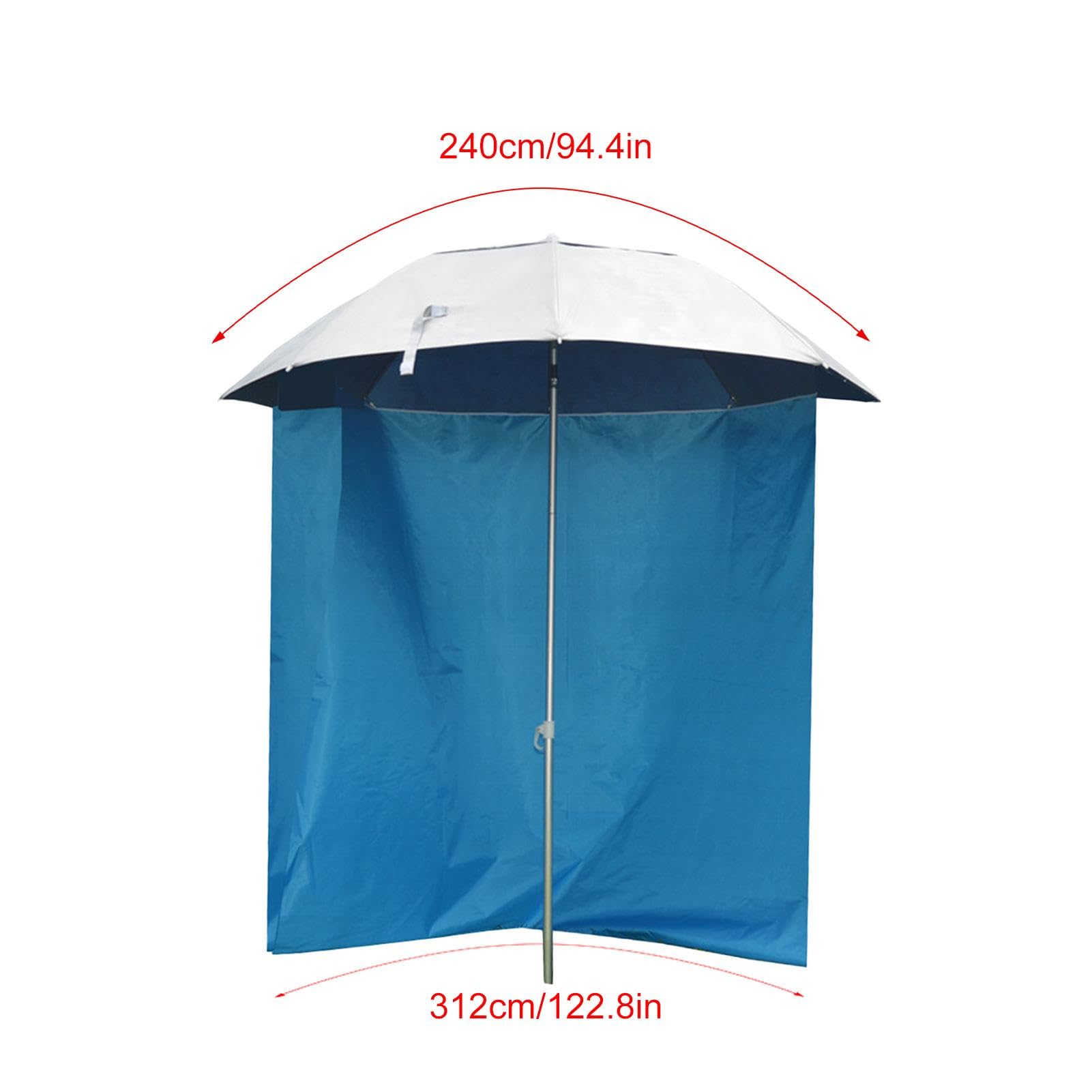Panno per ombrellone da spiaggia, Panno per ombrellone portatile | Tenda da esterno con ombrellone - Design a mezza circonferenza, tessuto impermeabile per protezione dal sole e dalla pioggia