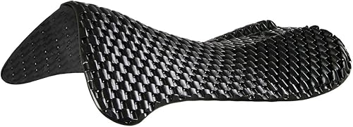 Acavallo Respira Air Release Soft Gel Pad & Back Riser Negro, Talla única