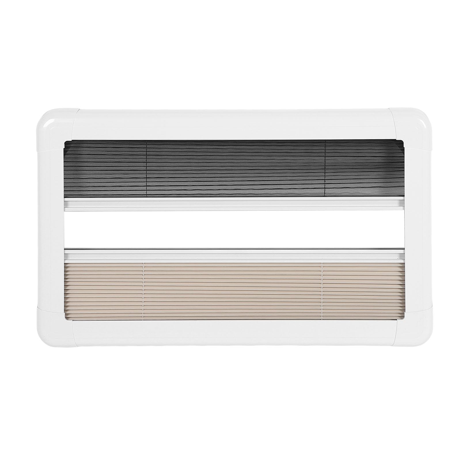 Rideaux de Protection Solaire 28x16 Pouces en Fibre Abslasse pour Isolation Thermique et Blocage des Rayons UV pour Fenêtres de Caravane, Maison, Camping, Résidence Seasonnière