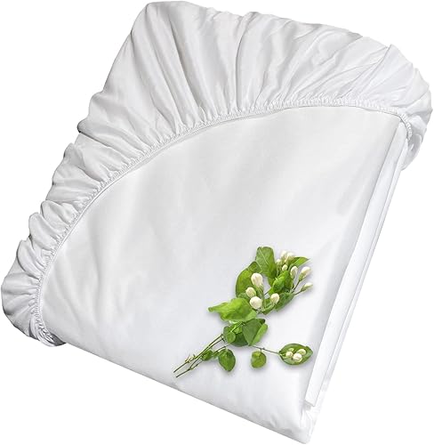 Beclecor Protector de colchón impermeable Queen, transpirable, cómoda y lisa, para máxima protección, bolsillo de 18 pulgadas de profundidad