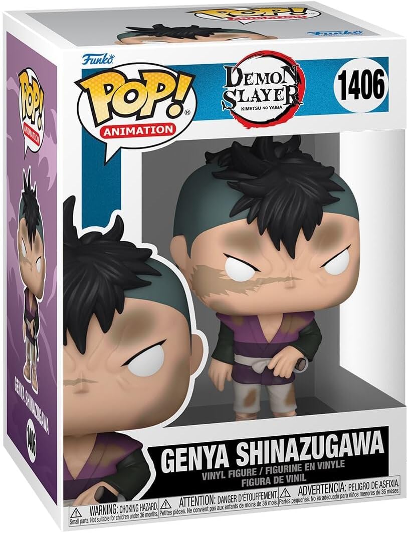 Funko POP! Animation: Demon Slayer - Genya Shinazugawa - Collectable Vinyl Figure - Gift Idea - Official Merchandise - for Kids & Adults - Anime Fans - Model Figure for Collectors and Display