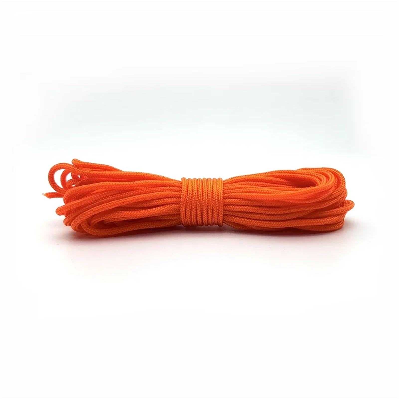 Paracord Solid Parachute Cord Lanyard Rope Strand Climbing Camping Survival Equipment Paracord 100meters 2mm(Orange,15meters(50ft))