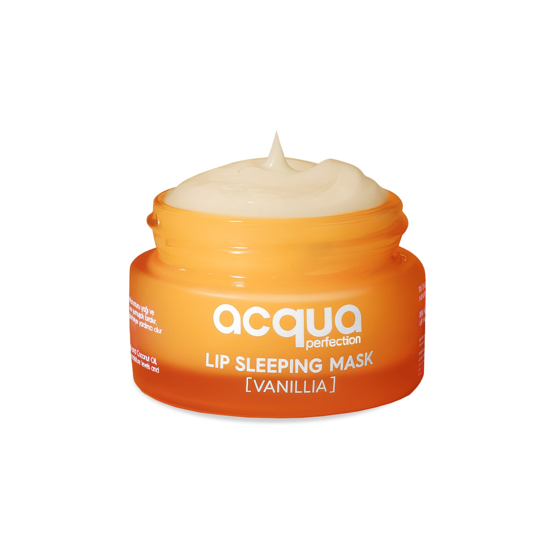 Exporgin Acqua Perfection Overnight Lip Sleeping Mask, 20g / 0.7 oz, Vanilla Lip Balm with Shea & Murumuru Butter